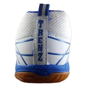 Shiv Naresh Trenz Badminton Shoes - White/Blue Shiv Naresh Trenz Badminton Shoes - White/Blue