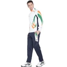 Shiv Naresh White Navy Printed Track Suit Shiv Naresh Printed Track Suit