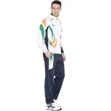 Shiv Naresh White Navy Printed Track Suit Shiv Naresh Printed Track Suit