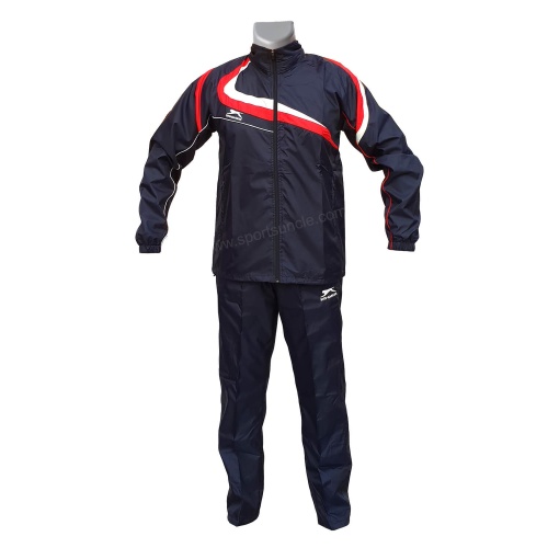 Shiv Naresh Navy-Blue / Red Wind Cheater TrackSuit