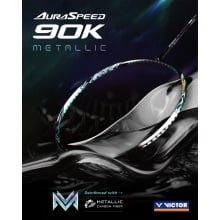 Victor Auraspeed 90K Metallic Badminton Racket 