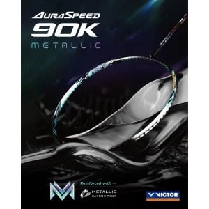 Victor Auraspeed 90K Metallic Badminton Racket 