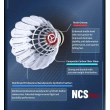 Victor NCS Max Badminton Shuttlecock 1dz Victor NCS Max Badminton Shuttlecock 12pcs