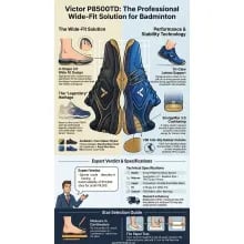Victor P8500IITD Professional Badminton Shoes Victor P8500TDIN Badminton Shoes