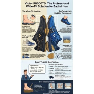 Victor P8500IITD Professional Badminton Shoes Victor P8500TDIN Badminton Shoes