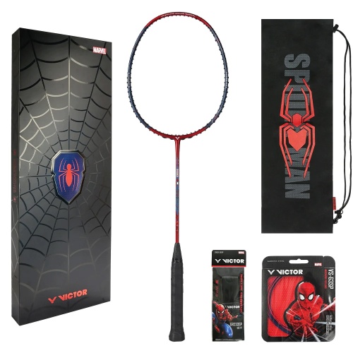 Victor Spiderman Badminton Racket with Giftbox
