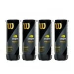 Wilson US Open Tennis Balls (4 Cans - 12 Balls)