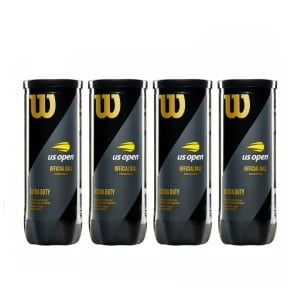 Wilson US Open Tennis Balls (4 Cans - 12 Balls)