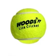 Woods Cricket Tennis Ball - Lite, Pack of 12 Woods Cricket Tennis Ball - Lite, Pack of 12