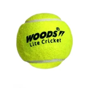 Woods Cricket Tennis Ball - Lite, Pack of 12 Woods Cricket Tennis Ball - Lite, Pack of 12