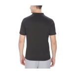 Yonex Geometric Print Collar T-Shirt - Black