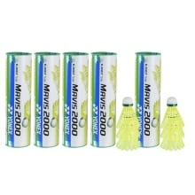 Yonex Mavis 2000 Green Cap Shuttlecock - Yellow (Pack of 5)