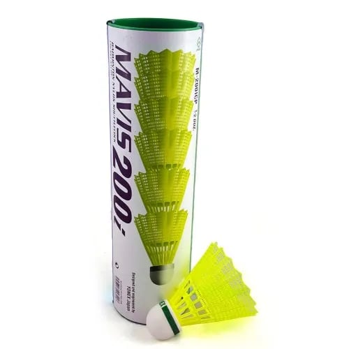 Yonex Mavis 200i Green Cap Yellow Shuttlecock