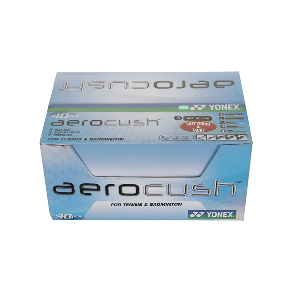 Yonex AeroCush 9900 Grip, 40 Grips  Box (Assorted)