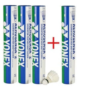 Yonex Aerosensa 2 (Buy 3 and Get 1 FREE) Feather Shuttlecock - AS2