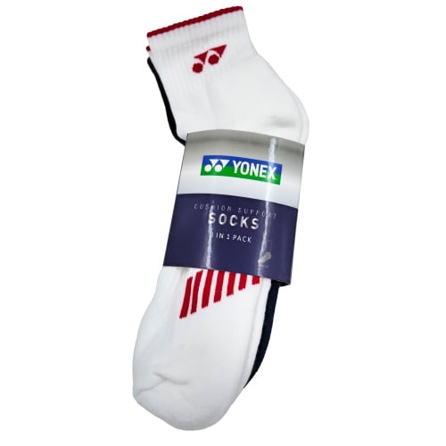 Yonex 3 in 1 Premium Ankle Length Socks (pack of 3)