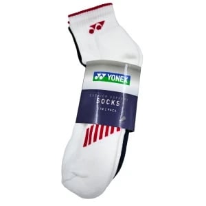 Yonex socks 3 in 1 Premium Ankle Socks Yonex 3 in 1 Premium Ankle Length Socks (pack of 3)