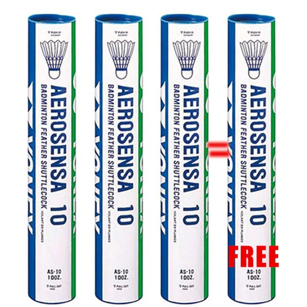Buy Yonex Aerosensa 10 (Buy 3 and Get 1 FREE) Shuttlecock