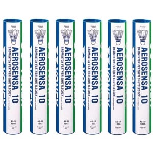 Yonex Aerosensa 10 (Pack of 6) Feather Shuttlecock - AS10