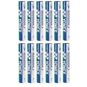 Yonex Aerosensa 2 (Pack of 12) Feather Shuttlecock Yonex Aerosensa 2 Badminton Feather Shuttlecock