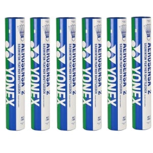 Yonex Aerosensa 2 (Pack of 6) Feather Shuttlecock - AS2