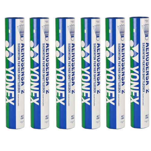 Yonex Aerosensa 2  (Pack of 6) Feather Shuttlecock