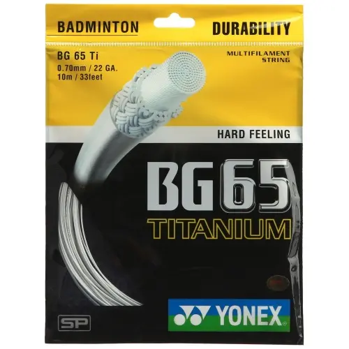 Yonex BG 65 Titanium Badminton Strings - Assorted