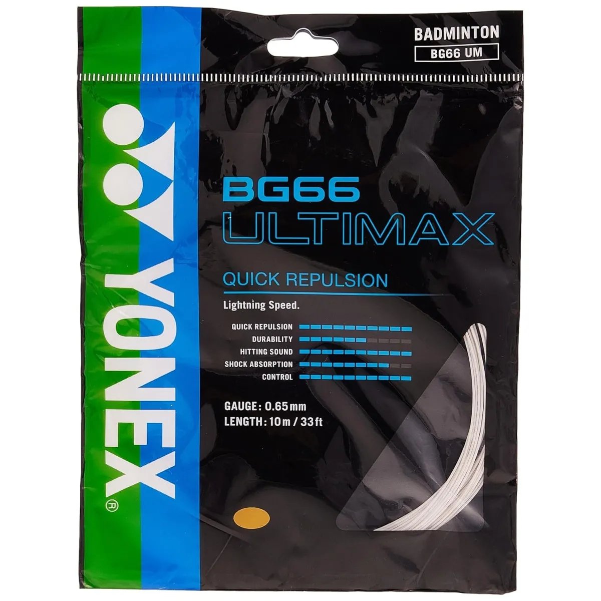 Yonex BG 66 Ultimax Badminton String (0.65mm) - ₹575 | SportsUncle