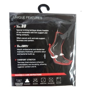 Yonex Tru3D Comfort Stretch Cushion Socks (pack of 3) Yonex Tru3D Comfort Stretch Cushion Socks (pack of 3)