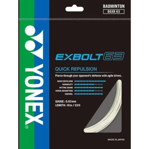 Yonex EXBOLT 63 Badminton Strings 