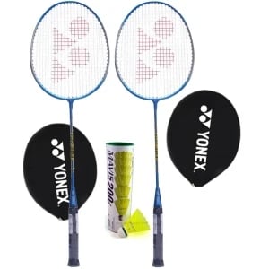 Yonex GR 303 (Pack of 2) Badminton Racket + Mavis 200i Yonex GR 303 (Pack of 2) Badminton Racket + Mavis 200i