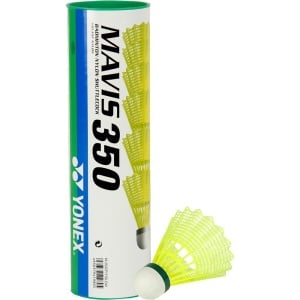 Yonex Mavis 350 Green Cap Shuttlecock - Yellow
