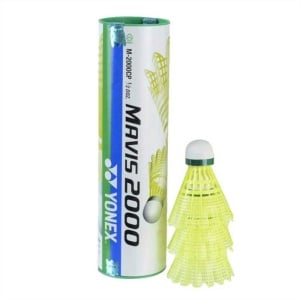 Yonex Mavis 2000 Green Cap Shuttlecock - Yellow