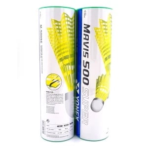 Yonex Mavis 500 Super (Pack of 2) Green Cap Shuttlecock Yonex Mavis 500 Super (Pack of 2) Green Cap Shuttlecock - Yellow