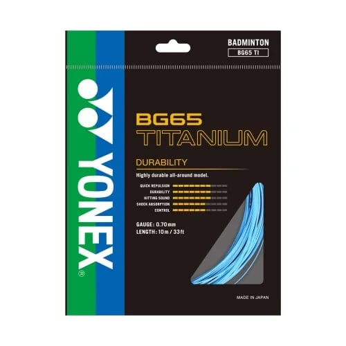 Yonex BG 65 Titanium Badminton Strings - Assorted
