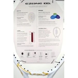 Limited Edition Yonex ezone 100L Naomi Osaka lighter Tennis Racket 285g