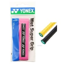 Yonex Wet Super Grip - AC103, Pack of 2 - White