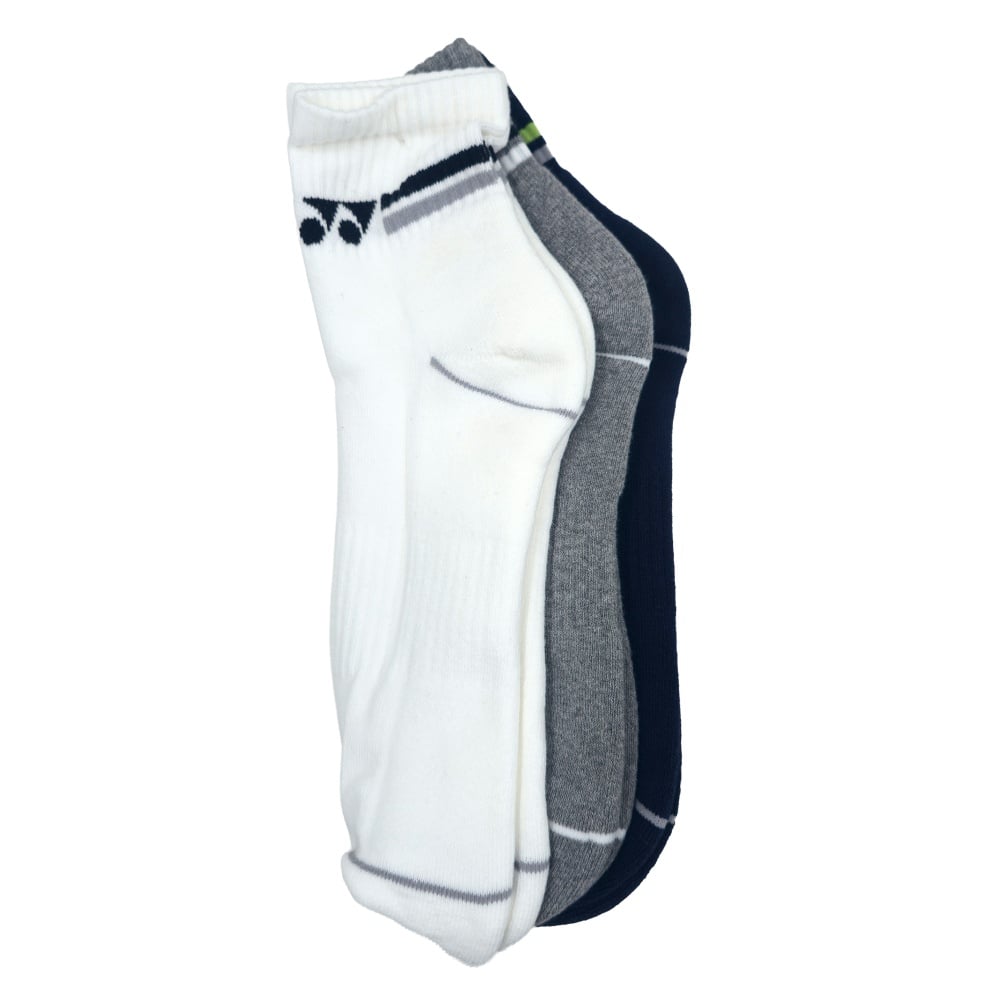 Yonex 3 in 1 Premium Ankle Length Socks (pack of 3)