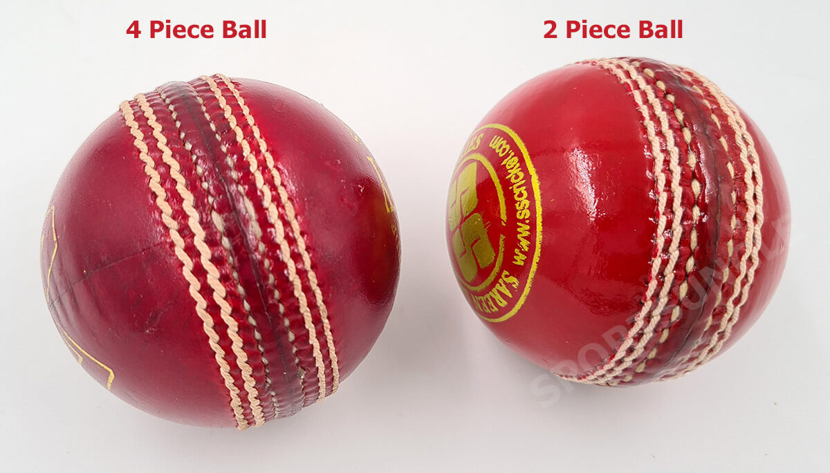 Bat Friendly T20 156 gm Premium Quality Genuine LEATHER 4 Piece RED Cricket Ball 