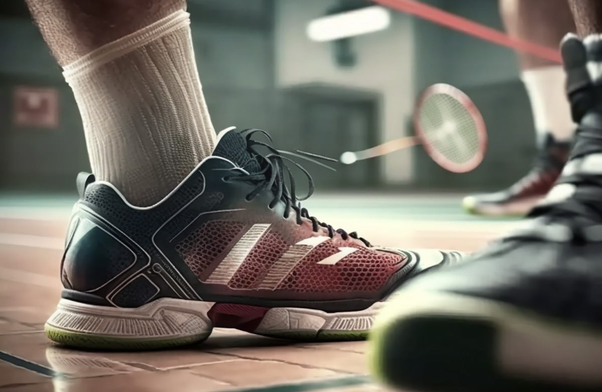 badminton shoes with ventilation