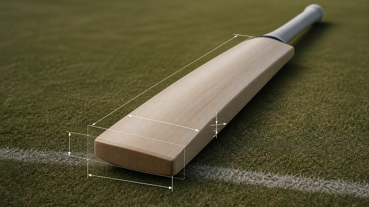 dimensions of a legal cricket bat