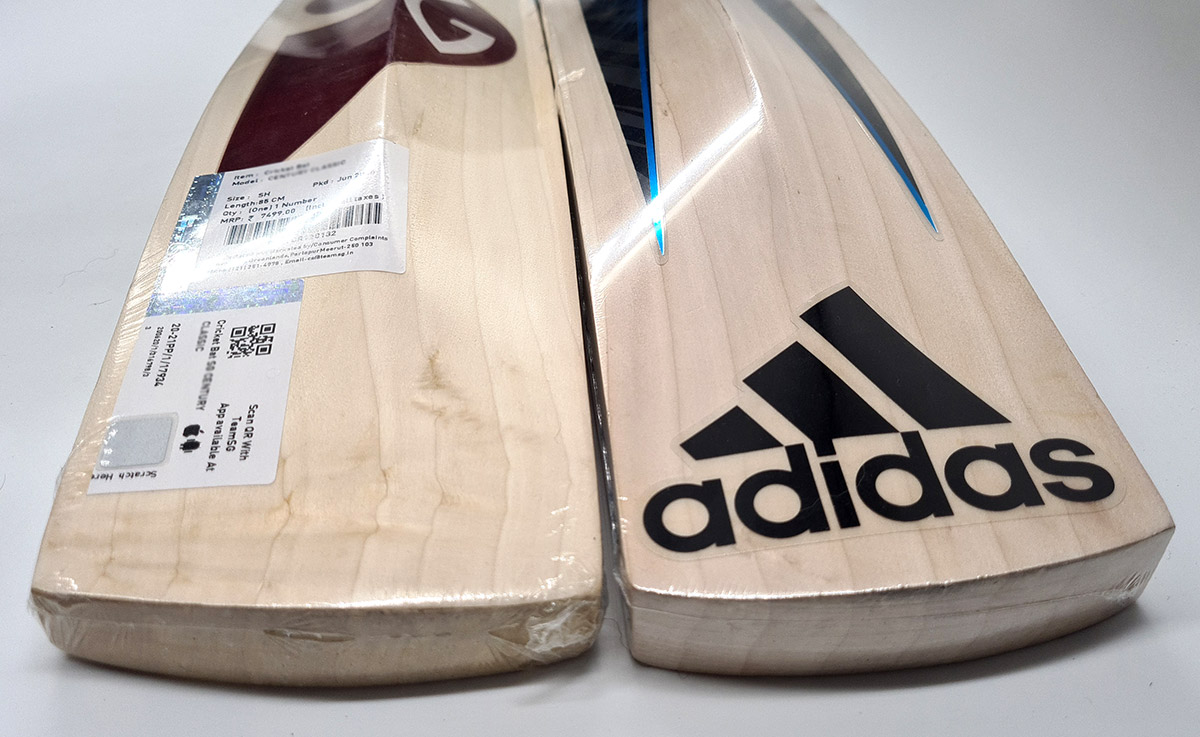 curve in cricket bats