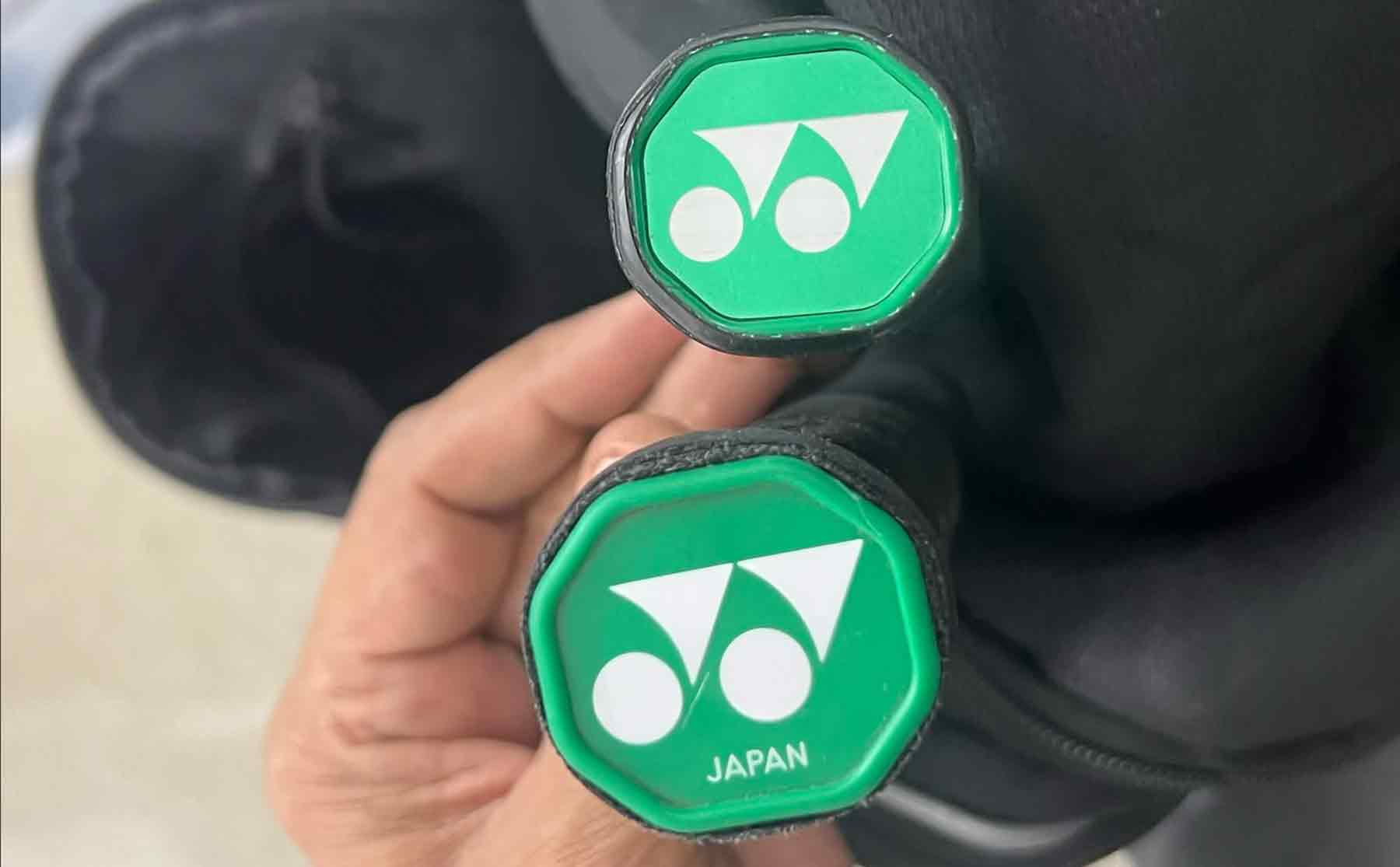 showing old and new end cap with design change and japan text