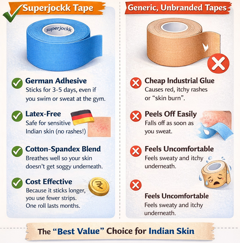 difference in superjockk and generic tapes