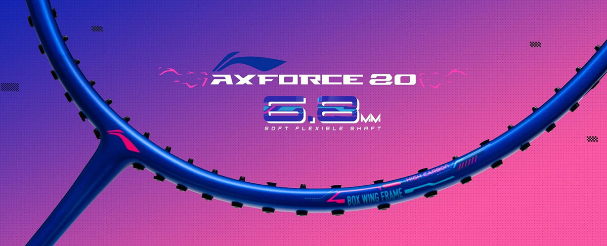axforce 20 racket banner 6.8mm