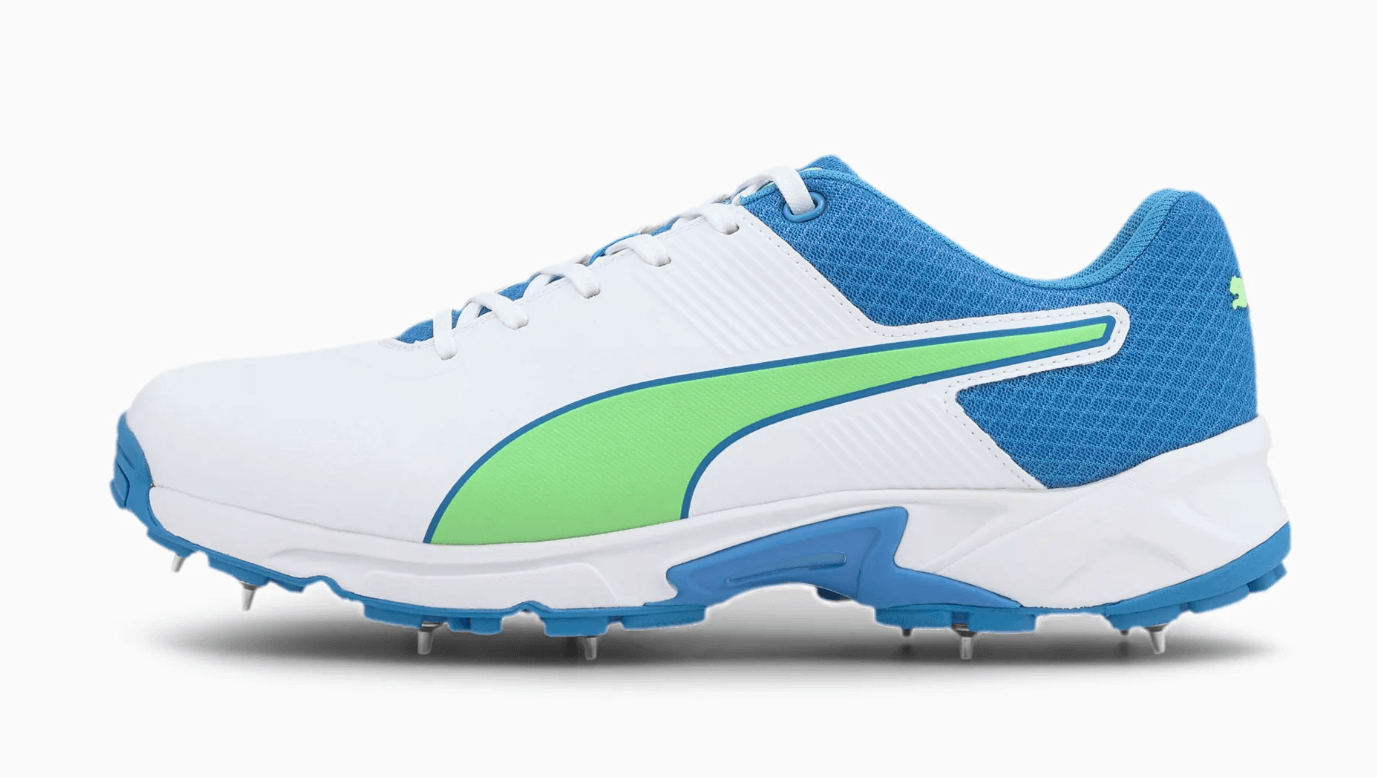 puma blue cricket shoes